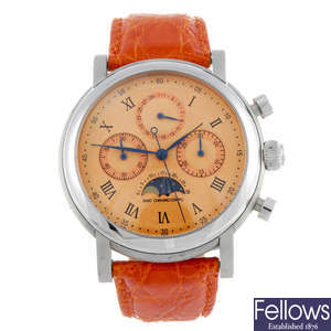 BELGRAVIA WATCH CO. - a limited edition gentleman's stainless steel Chrono Tempo wrist watch.