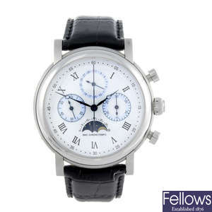 BELGRAVIA WATCH CO. - a limited edition gentleman's stainless steel Chrono Tempo wrist watch.