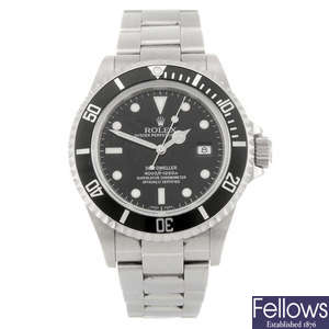 (915007417) ROLEX - a gentleman's Sea Dweller bracelet watch.
