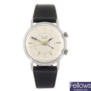 POLJOT - a gentleman's alarm wrist watch with a Delta wrist watch.
