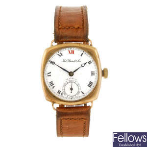 THOMAS RUSSELL & SON - a gentleman's wrist watch.