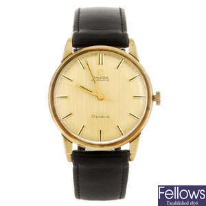 OMEGA - a gentleman's Geneve wrist watch.