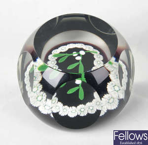 A Caithness limited edition 1978 Christmas paperweight