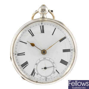 An open face pocket watch by Waltham.