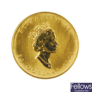 Canada, Elizabeth II, 50-Dollars 1990.