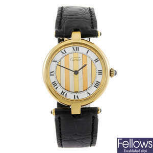 CARTIER - a must de Cartier wrist watch.