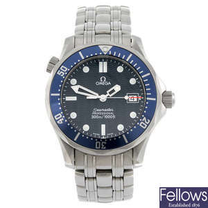 OMEGA - a mid-size Seamaster Professional bracelet watch.