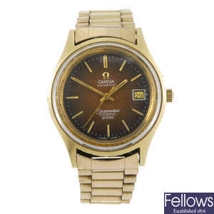 OMEGA - a gentleman's Seamaster Cosmic 2000 bracelet watch.