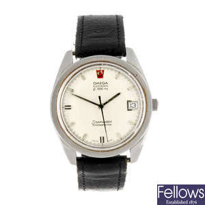 OMEGA - a gentleman's Seamaster f300Hz wrist watch with a Omega De Ville wrist watch.