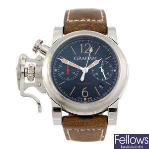 GRAHAM - a gentleman's Chronofighter chronograph wrist watch.