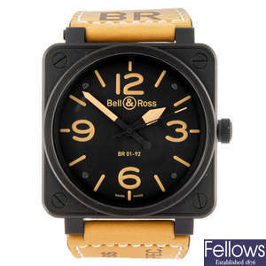 BELL & ROSS - a gentleman's BR 01-92 Heritage wrist watch.