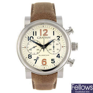 GRAHAM - a gentleman's Silverstone Vintage 30 chronograph wrist watch.