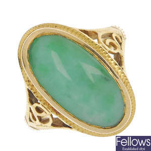 A jade ring.
