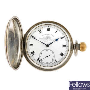 A full hunter pocket watch by Thomas Russell.