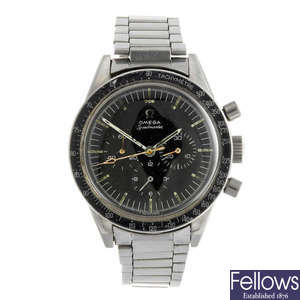 OMEGA - a gentleman's Speedmaster 'pre-moon' chronograph bracelet watch.