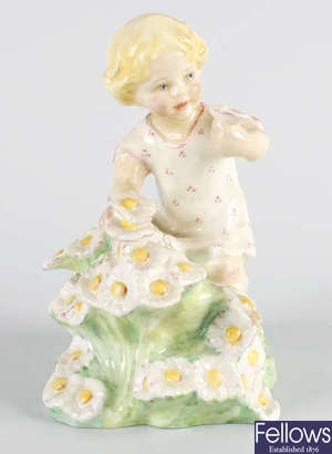 A Royal Worcester figure, 'May'