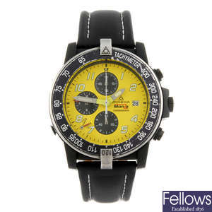 DUGENA - a gentleman's Monza chronograph wrist watch with a gentleman's bracelet watch.