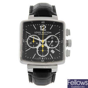 LOUIS VUITTON - a gentleman's Speedy chronograph wrist watch.