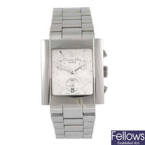 DIOR - a gentleman's Riva chronograph bracelet watch.