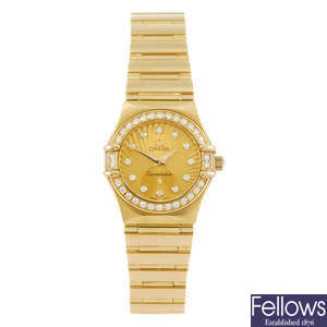 OMEGA - a lady's Constellation bracelet watch.