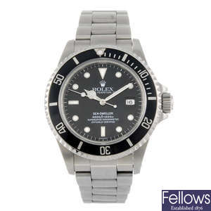 ROLEX - a gentleman's Oyster Perpetual Date Sea-Dweller bracelet watch