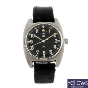 CWC - a military issue stainless steel gentleman's wrist watch.