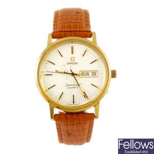 OMEGA - a gentleman's Seamaster Quartz wrist watch. 