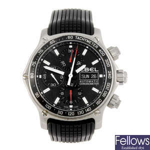 EBEL - a gentleman's stainless steel 1911 Discovery chronograph wrist watch.