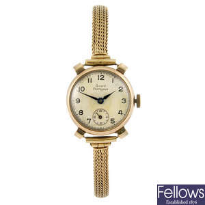 GIRARD-PERREGAUX - a lady's bracelet watch.