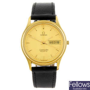 OMEGA - a  gentleman's Seamaster wrist watch.