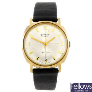 ROTARY - a gentleman's wrist watch with two Rotary wrist watches.