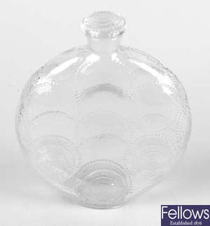 A large Lalique Forvil scent bottle scent bottle