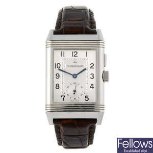 JAEGER-LECOULTRE - a gentleman's Reverso Grand Taille Duoface wrist watch.