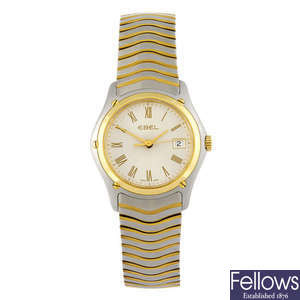 EBEL - a lady's Classic Wave bracelet watch.