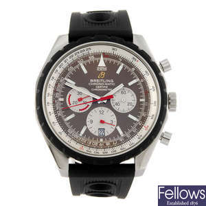 BREITLING - a gentleman's Chronomatic 49 chronograph wrist watch.