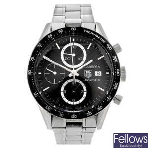 (501040575) TAG HEUER - a gentleman's Carrera chronograph bracelet watch.