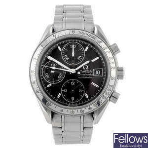 (127142323) OMEGA - a gentleman's Speedmaster chronograph bracelet watch.