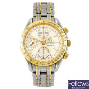 OMEGA - a gentleman's Speedmaster chronograph bracelet watch.