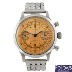 ROLEX - a gentleman's Oyster chronograph bracelet watch.