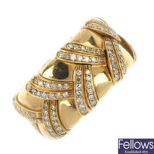 ROLEX CELLINI - a 1908s diamond dress ring.