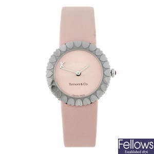 TIFFANY - a lady's stainless steel Paloma Picasso Crown Of Hearts wrist watch.
