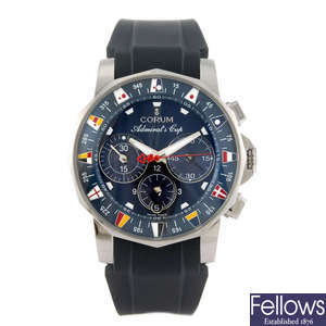 CORUM - a gentleman's Admiral's Cup Tides 44 chronograph wrist watch. 