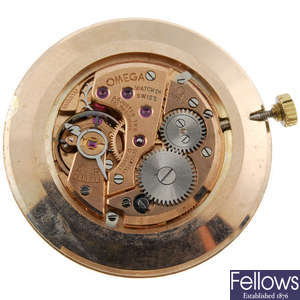 OMEGA - a small group of watch movements.
