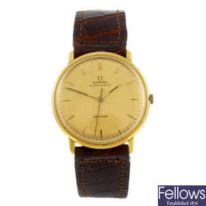 OMEGA - a gentleman's 18ct yellow gold De Ville wrist watch.
