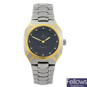 OMEGA - a gentleman's stainless steel Seamaster Polaris bracelet watch.