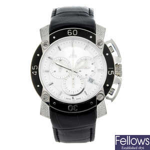 JBR - a gentleman's stainless steel chronograph wrist watch.