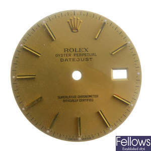 ROLEX - a champagne dial for a Datejust.
