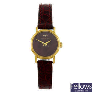RAYMOND WEIL - a lady's gold plated wrist watch.