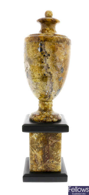A large Hatterel pedestal urn