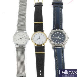 A group of various watches. Approximately 15.